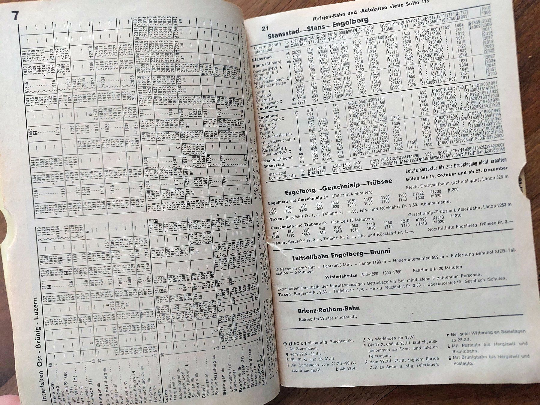Riviste & Magazine: SBB Fahrplan 1956 bis 1957 Aargauer Tagblatt – Usato da Schönenwerd venduto da Steidi 3