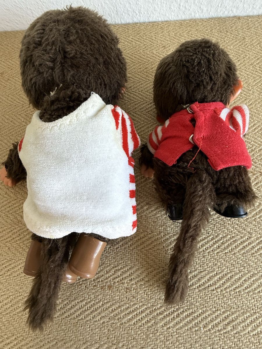Monchhichi Bambole: 2 Stk. Vintage MONCHHICHI – Usato da Konolfingen venduto da petzipetz 1