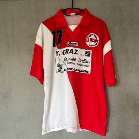 Matchworn Fc Le Mont Trikot