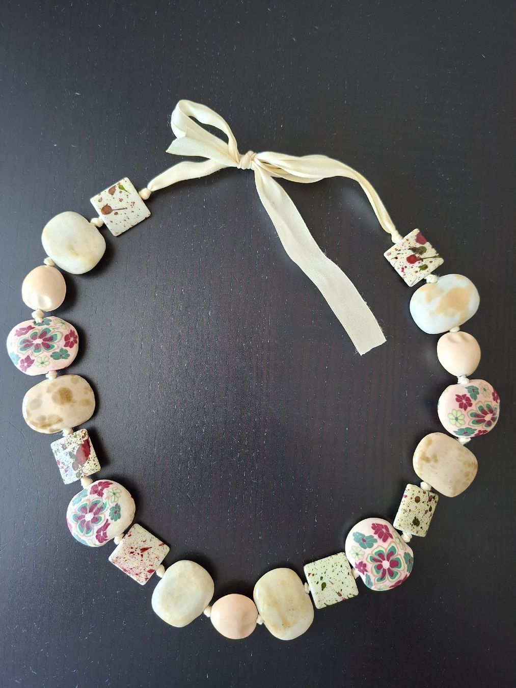 Catenine: Collier Bohème Perles Fleuries – Nuovo (secondo la descrizione) da Lutry venduto da Sim_Sta 6