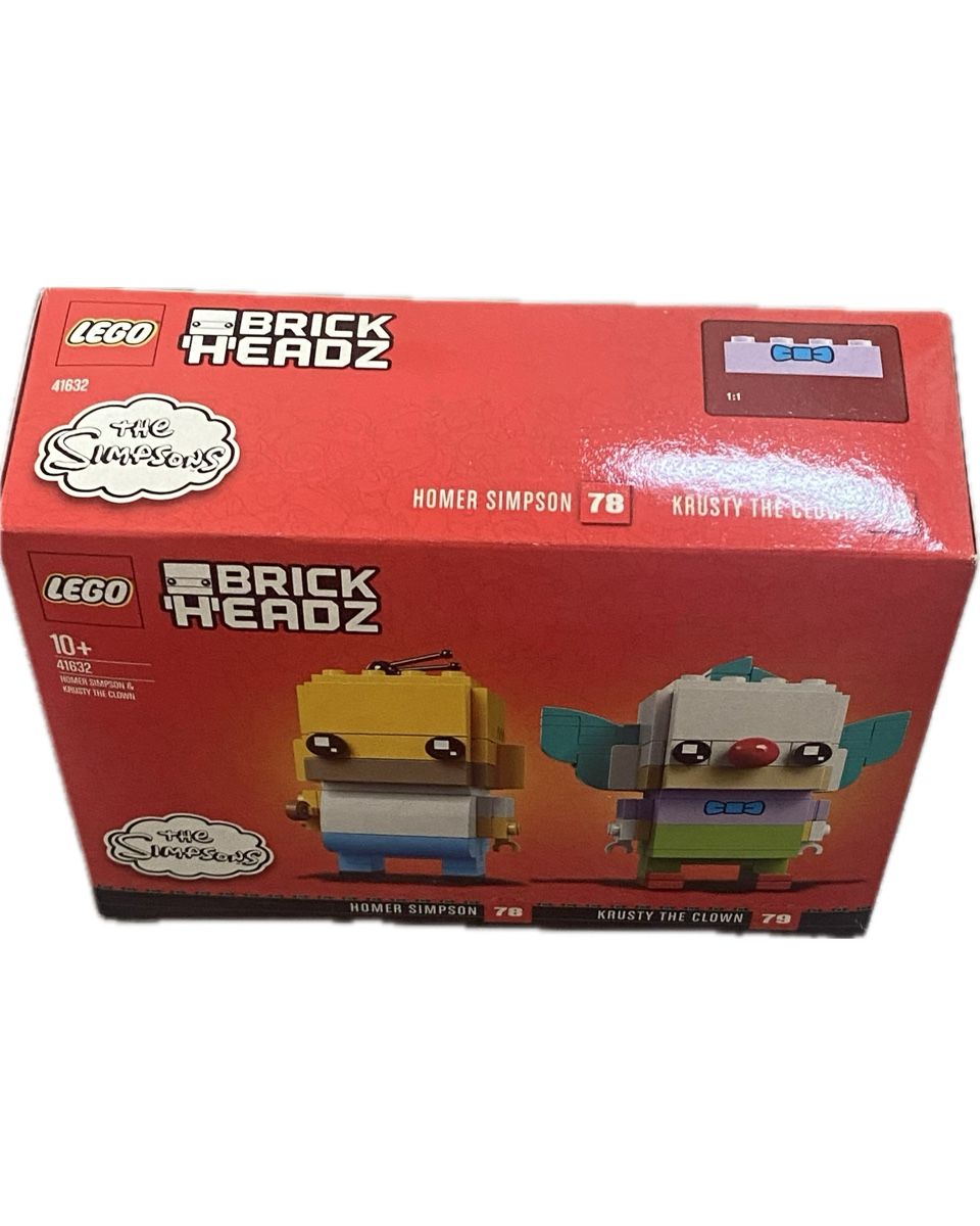 Lego Baukästen: Lego BrickHeadz 41632 - Homer Simpson & Krusty the Clown EOL – Neu und originalverpackt aus Kloten von Warehouse81