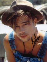Original Autogramm von BRAD PITT auf Großfoto