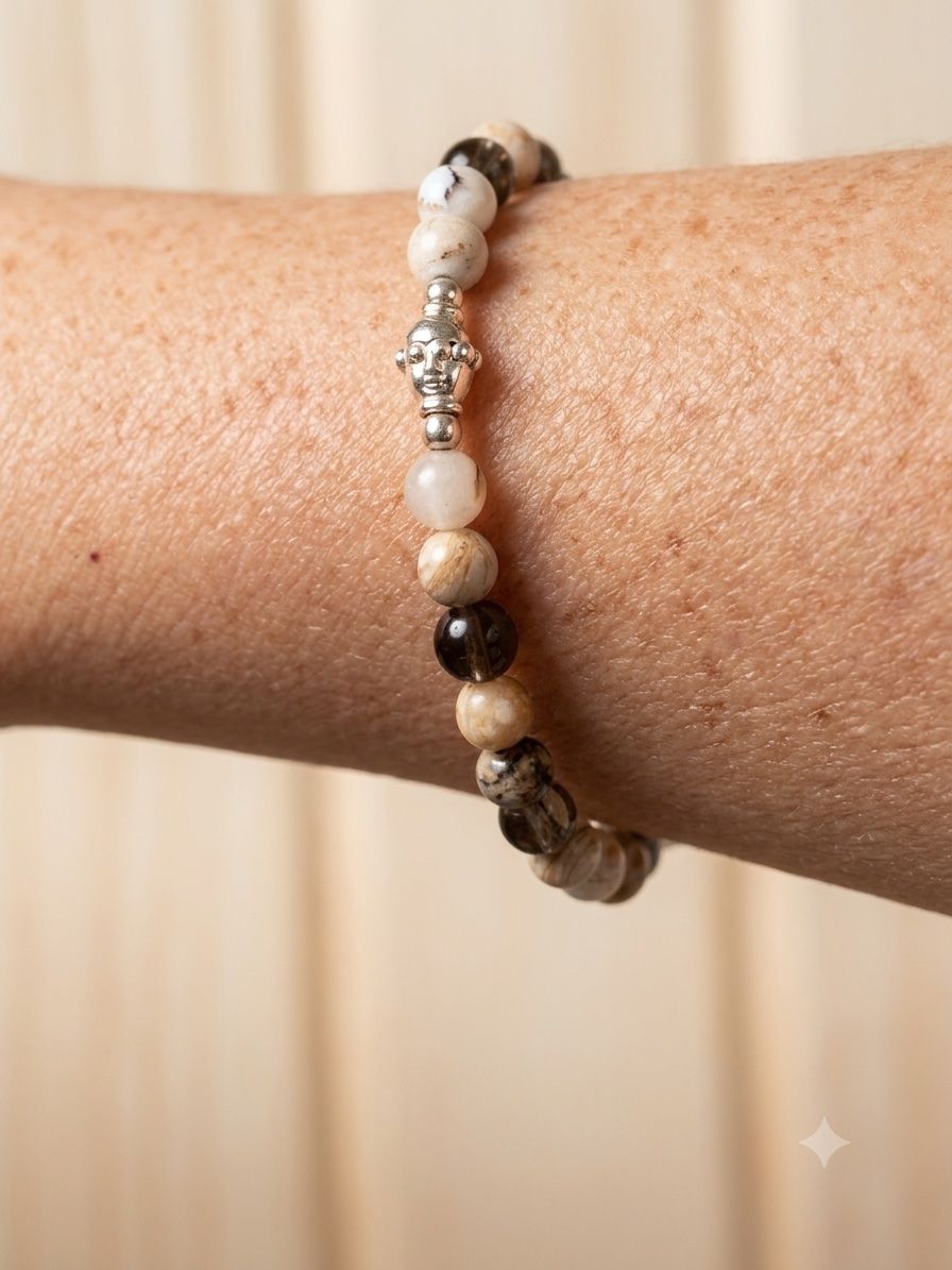 Armbänder & -reifen: Wood-Jaspis Armband – Neu und originalverpackt aus Niederglatt ZH von Silberschmuck-design