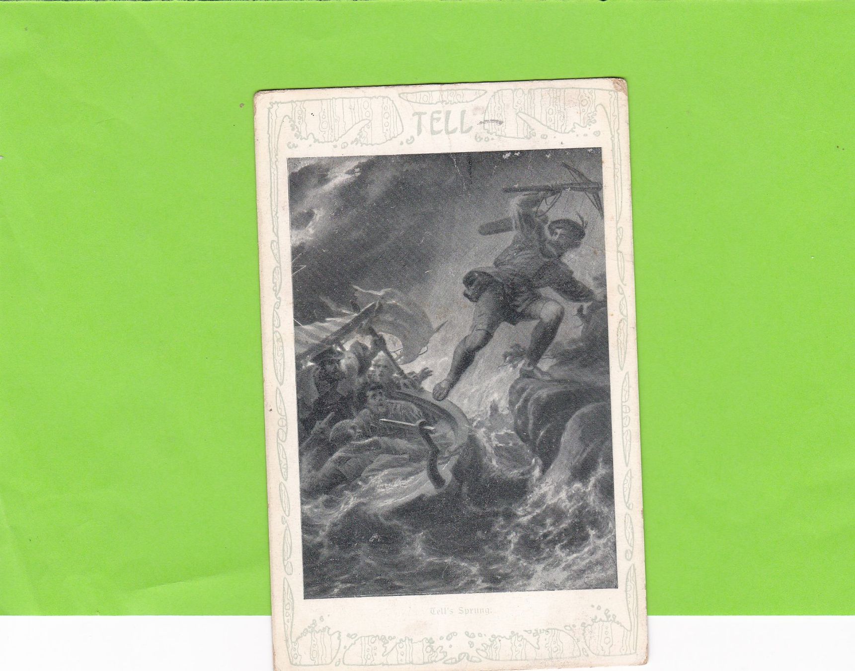 Ansichtskarten: Tell--1906 – Gebraucht aus St. Peterzell von neckertal