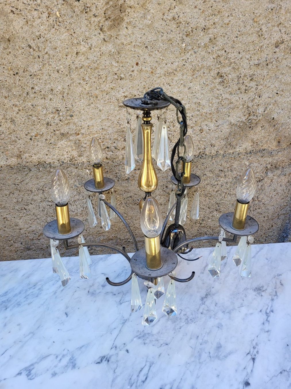 Lampadari & plafoniere: Lampadario di cristallo – Usato da Sonvico venduto da nuvola04 1