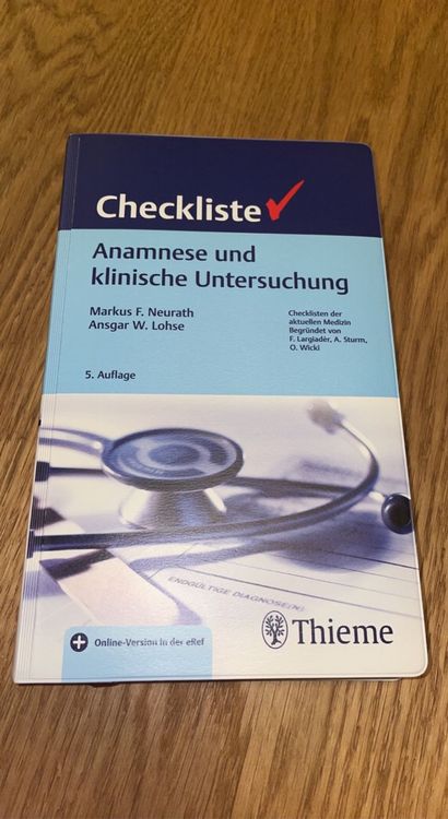 Anamnese Und Klinische Untersuchung | Acheter Sur Ricardo