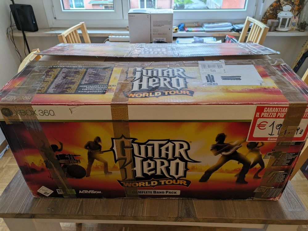 XBox 360 Guitar Hero Band Set Schlagzeug + Gitarre