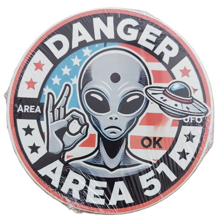 Insegne: AREA 51 - Blechschild  (neu/OVP) – Nuovo e nell'imballaggio originale da Wilen b. Wollerau venduto da morethanmusic