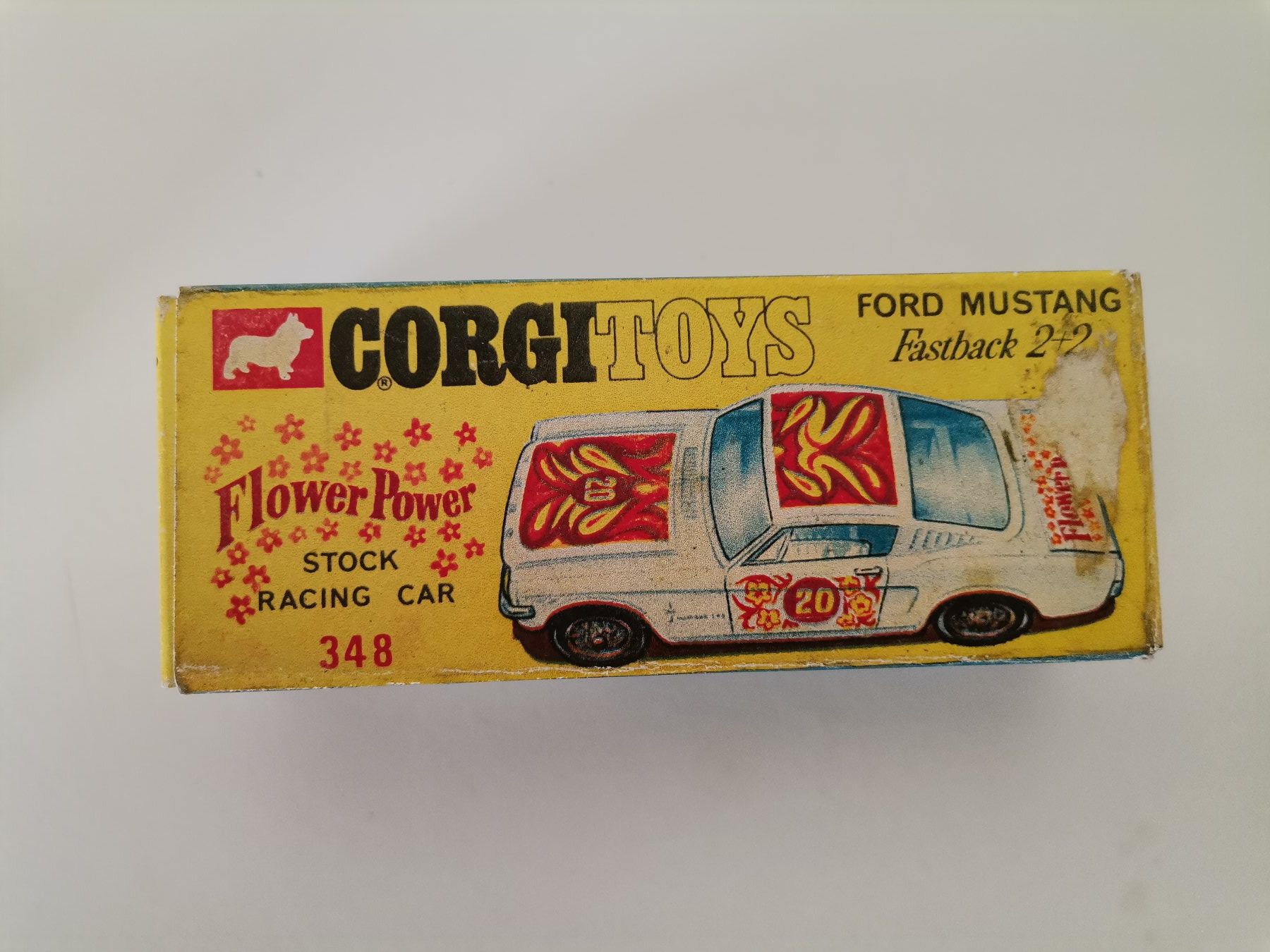 Corgi Toys Modellini d'auto: Corgi Ford Mustang Fastback Flower Power référence no 348 – Usato da Onex venduto da Neimad7 6