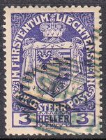 4, mit Rautenstempel Schaan