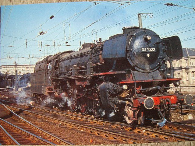 Ansichtskarten: DB Dampflok BR 03 1022 – Neu und originalverpackt aus Thun von Abigboss