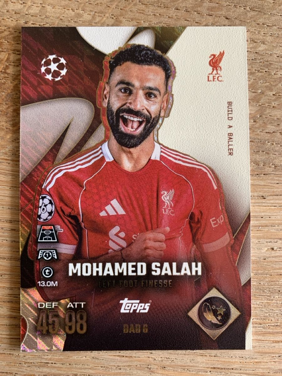 Topps Carte collezionabili: Build a Baller Mohamed Salah – Nuovo (secondo la descrizione) da Lenzerheide/Lai venduto da Gianmarco7078