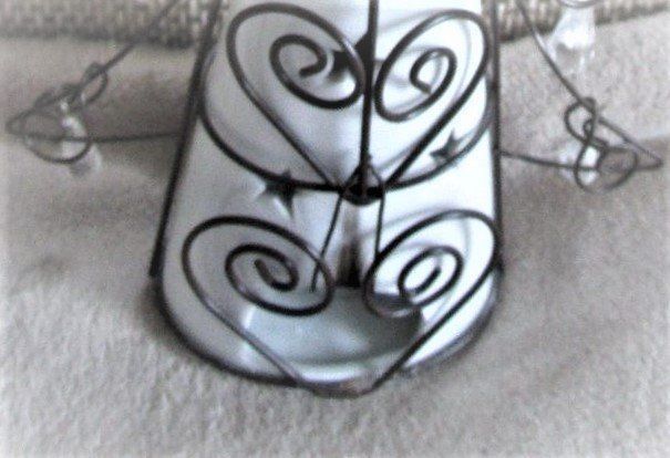 Tutte le decorazioni: Keramik  / Eisen Weihnachts Windlicht – Usato da Amriswil venduto da used2use 2