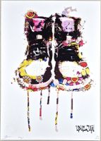 Death NYC Pop Art Druck " Murakami Nike Air Jordan Sneakers