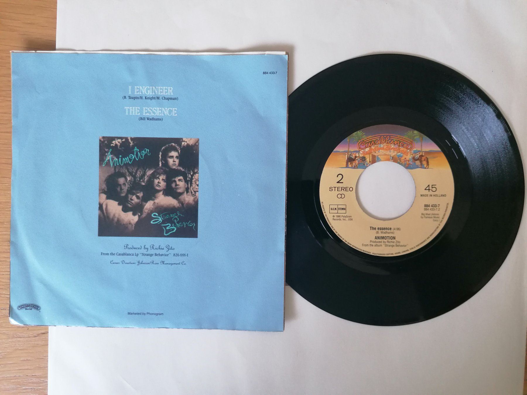Dischi in vinile: Animation - I Engineer / The Essence - Vinyl Single – Usato da Beinwil am See venduto da Funkthesizer 1