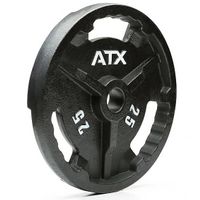178 kg = 16 ATX Hantelscheiben 3-Grip Guss 50 mm - 0.5-25 kg