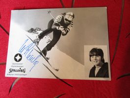 MARIE THERESE NADIG CH SKI FAHRERIN AUTOGRAMMKARTE SELTEN