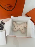 HERMES PARIS PFERD HERPLUCH Babyrassel Spielzeug mit Box