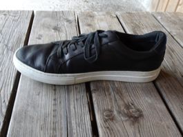 Schwarze echt Leder Sneakers von Vagabond Gr. 45 - 42563