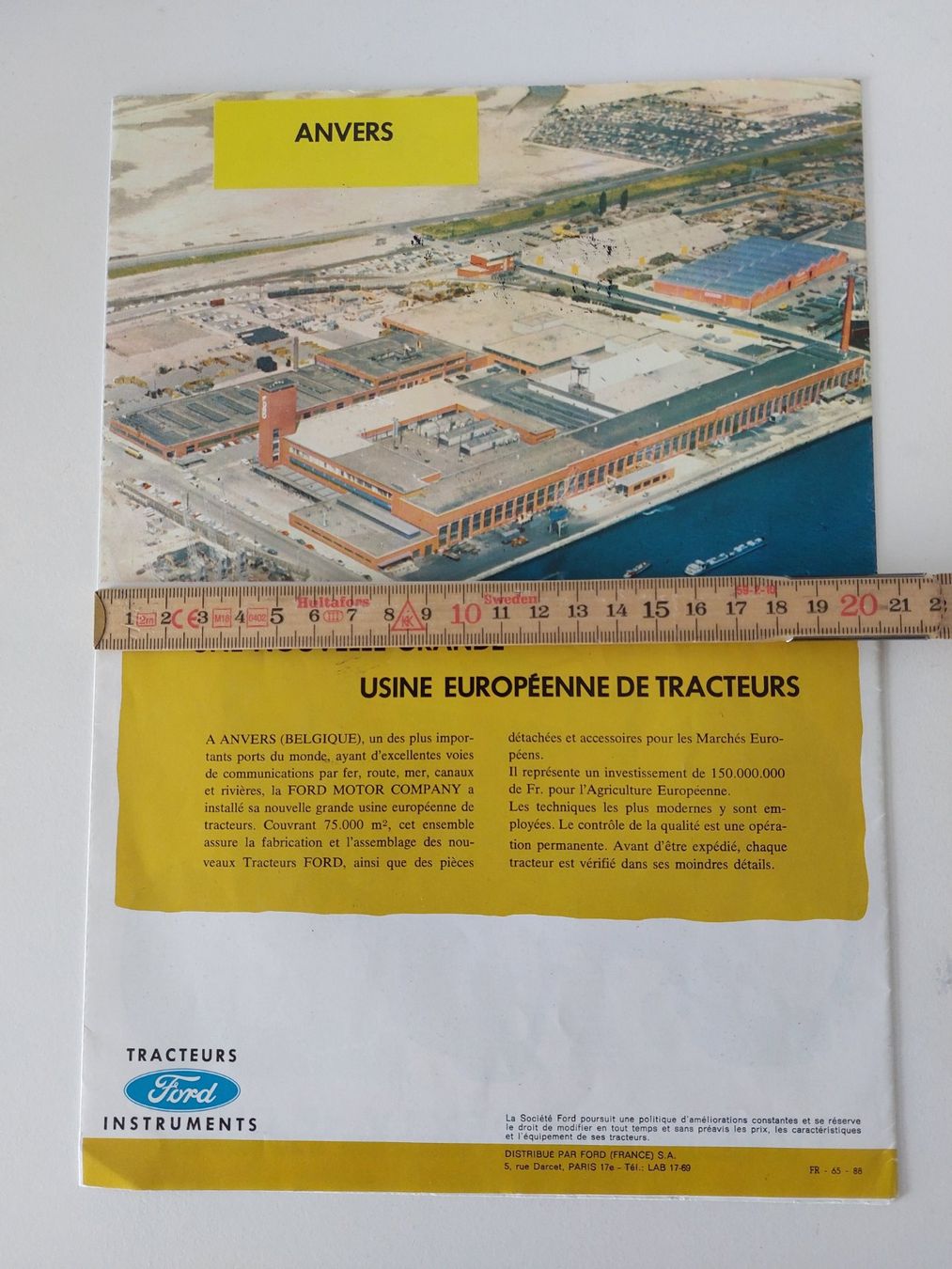 Prospekt 1966 Traktor Ford Major Tracteur Brochure (Gebraucht) in ...