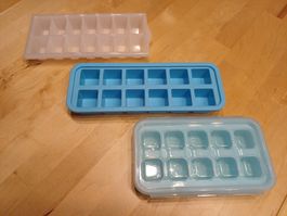 3 verschiedene Eiswürfelformen