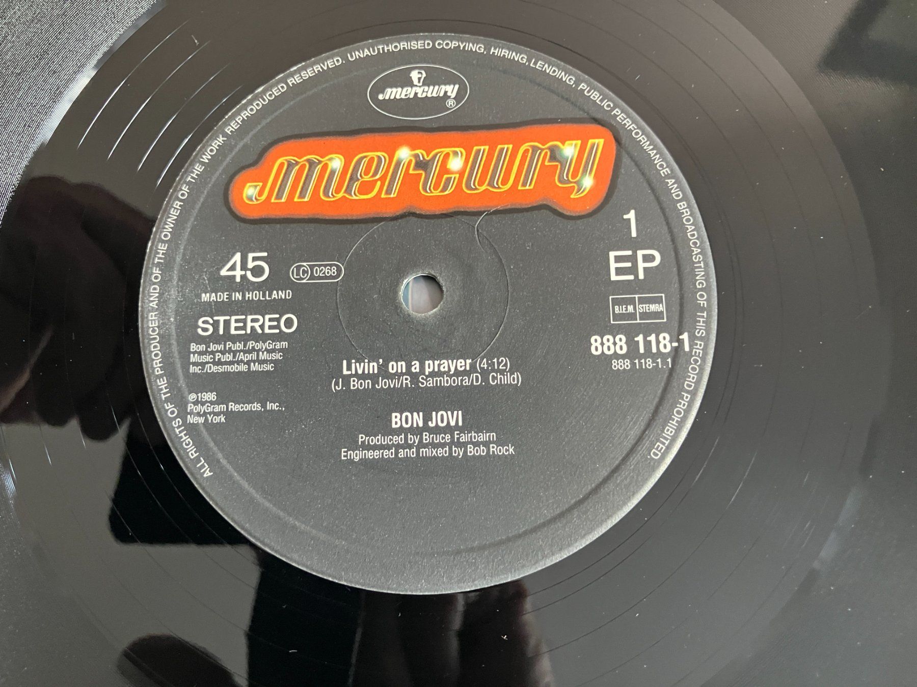 Dischi in vinile: Bon Jovi – Usato da Aarwangen venduto da Jukebox3 6