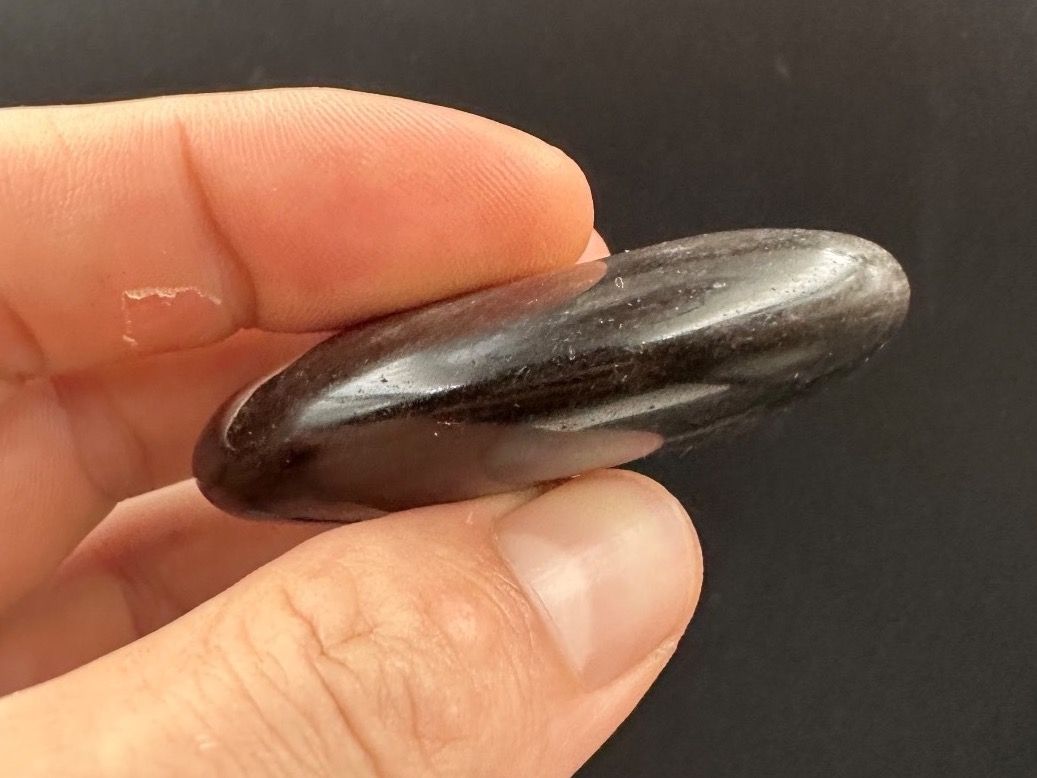 Mineralien & Heilsteine: Silber Obsidian Handschmeichler Heilstein – Neu und originalverpackt aus Männedorf von Handschmeichler 2