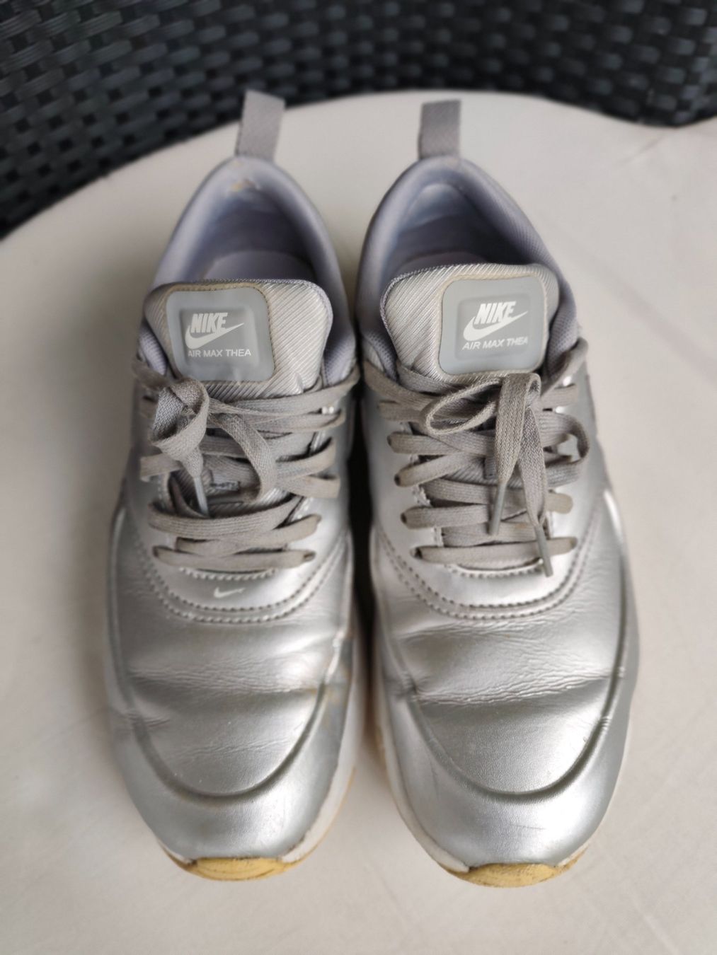 Nike Scarpe da donna: Nike Air Max Thea Damenschuhe Silber, 38.5 – Usato da kloten venduto da Docsgirl 1