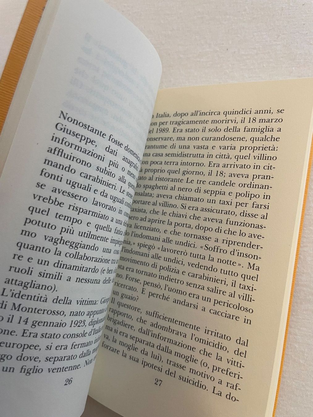 Bücher: Buch Leonardo Sciascia Una storia semplice Adelphi – Gebraucht aus Zürich von Joba-Sell 3