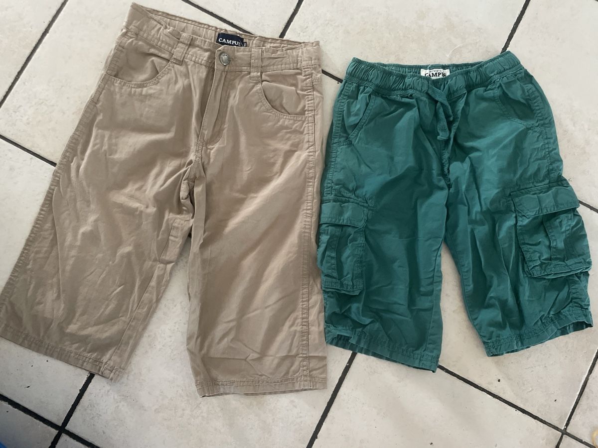 Pantaloni: 2 CAMPUS Bermuda/Shorts Jungen Gr. 140 – Usato da Obergerlafingen venduto da cabo4
