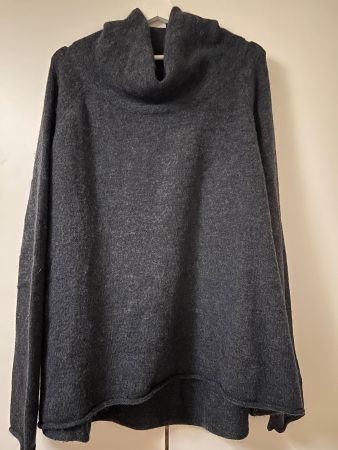 Damen Pullover von Rundholz grau Wollmischung