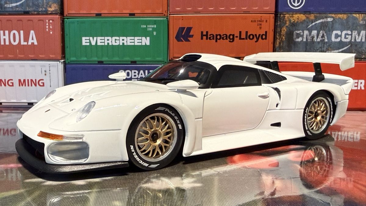 Porsche Modellini d'auto: Porsche 911 GT1 weiss  – Nuovo (secondo la descrizione) da Basel venduto da Zomeg 4