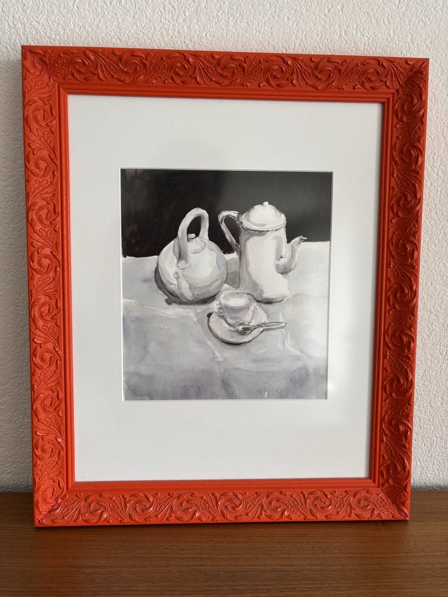 Foto & Immagini: Bilderrahmen orange 51,5 / 42,5 cm – Usato da Oftringen venduto da mac_rvf5