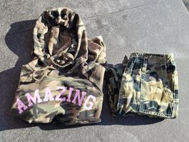 Girls Military pants & shirt Gr.140/164