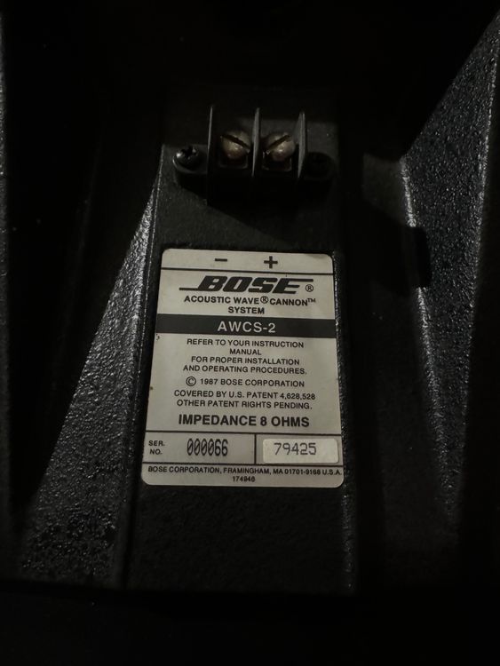Bose Acoustic Wave Cannon System II Bassrohr Subwoofer Kaufen auf Ricardo