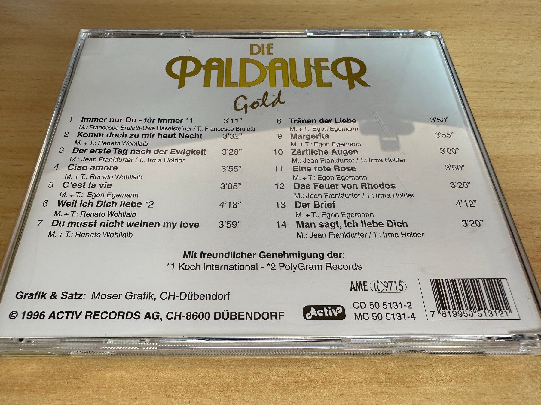 CD: Die Paldauer – Gold – Usato da Rikon im Tösstal venduto da Alpenmutz 1