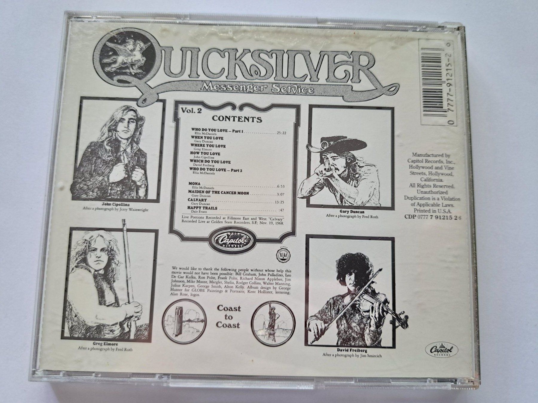 CD: CD Quicksilver Messenger Service – Happy Trails – Usato da Pully venduto da bro_n52j 1