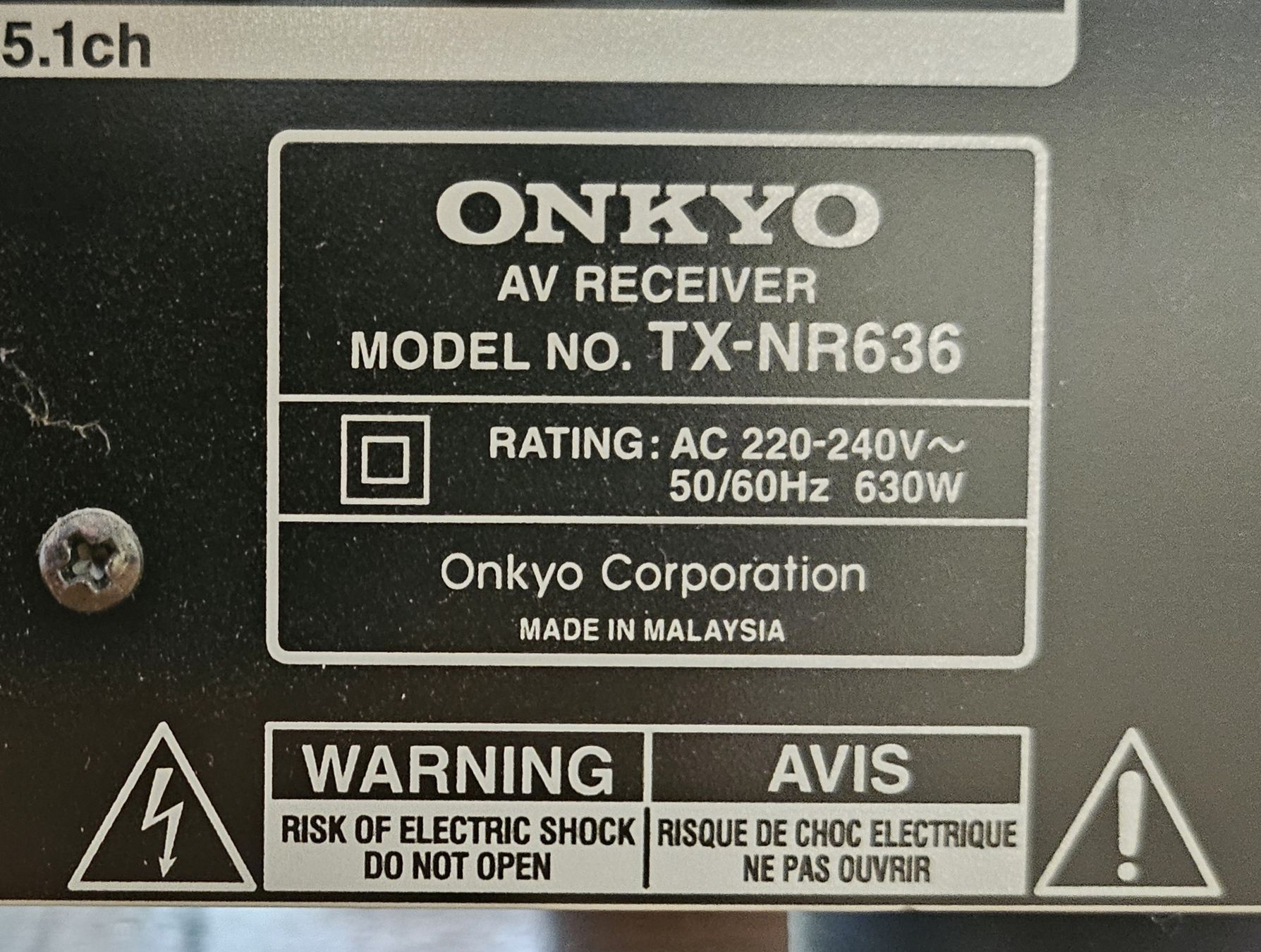 Onkyo Ricevitori: ONKYO AV RECEIVER TX-NR636 Schwarz – Usato da Baar venduto da Baydiwaydi 3