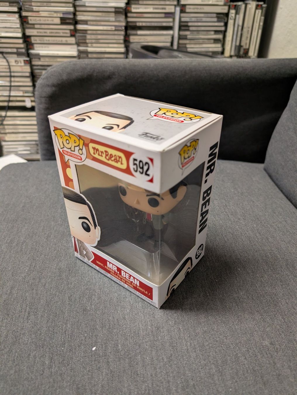Funko Statuette: Funko pop Mr bean 592 Mr Bean – Usato da Giubiasco venduto da Ticinerd