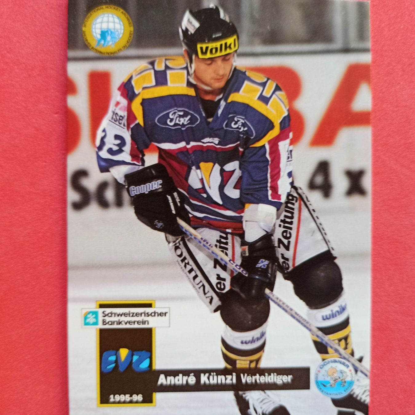 Carte collezionabili: Andre Künzi - EV ZUG - 1995/96 – Usato da Dübendorf venduto da kb86_MOVIE