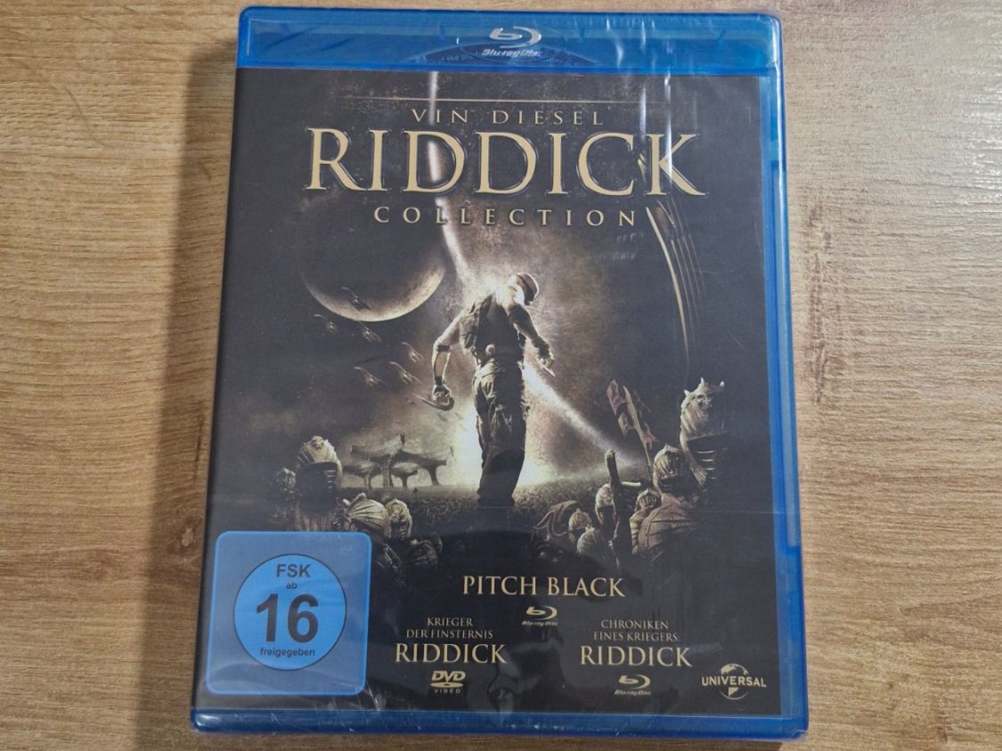 Alle DVDs: Riddick Collection NEU OVP Bluray – Neu und originalverpackt aus Pfungen von Whitie