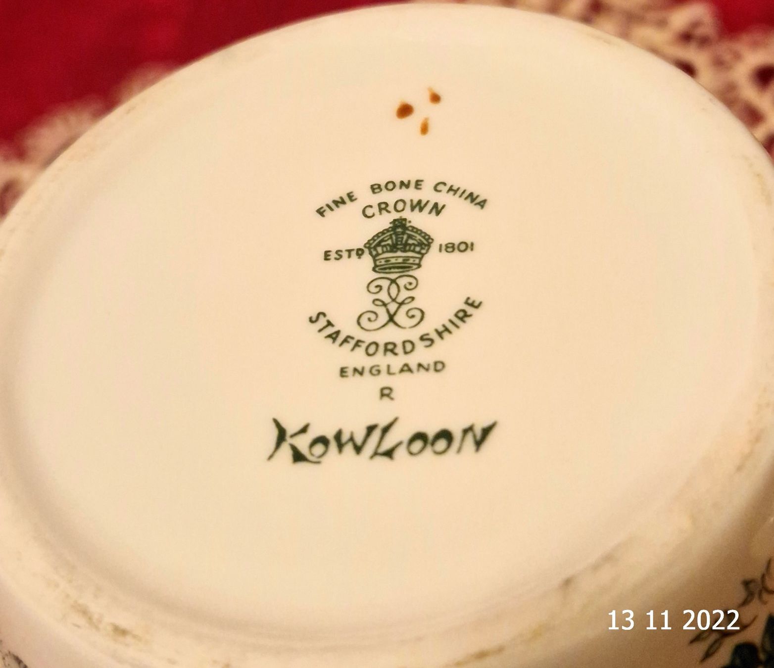 Zuccheriere: Teedose Staffordshire Kow Loon – Usato da Basel venduto da The_Onliners 2