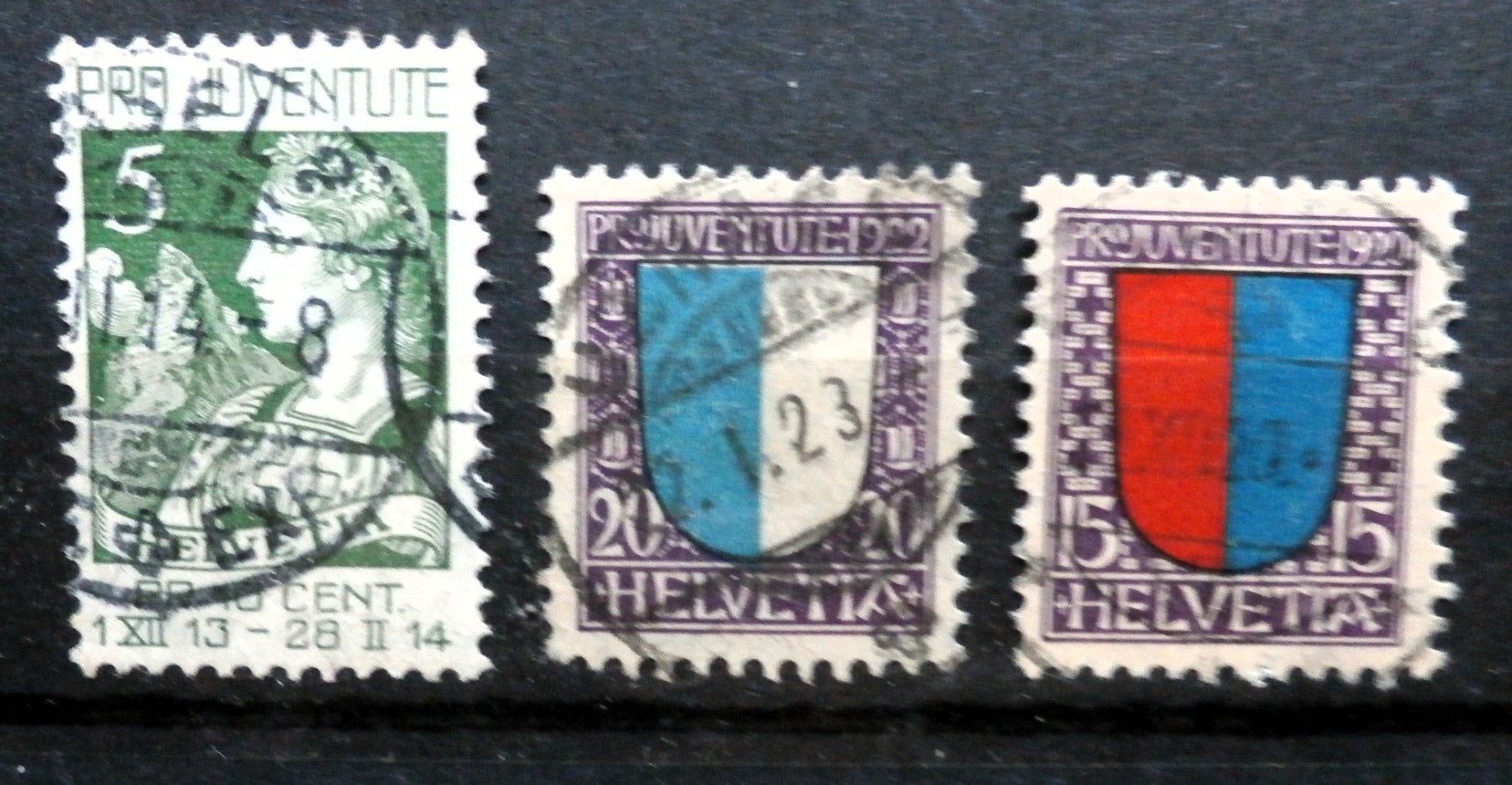 Alle Briefmarken: CH Pro Juventute 1913/ – Gebraucht aus Kehrsatz von Bernherb2
