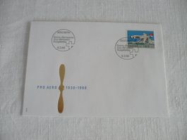 1988 FDC 50 Jahre Pro Aero SBK F49