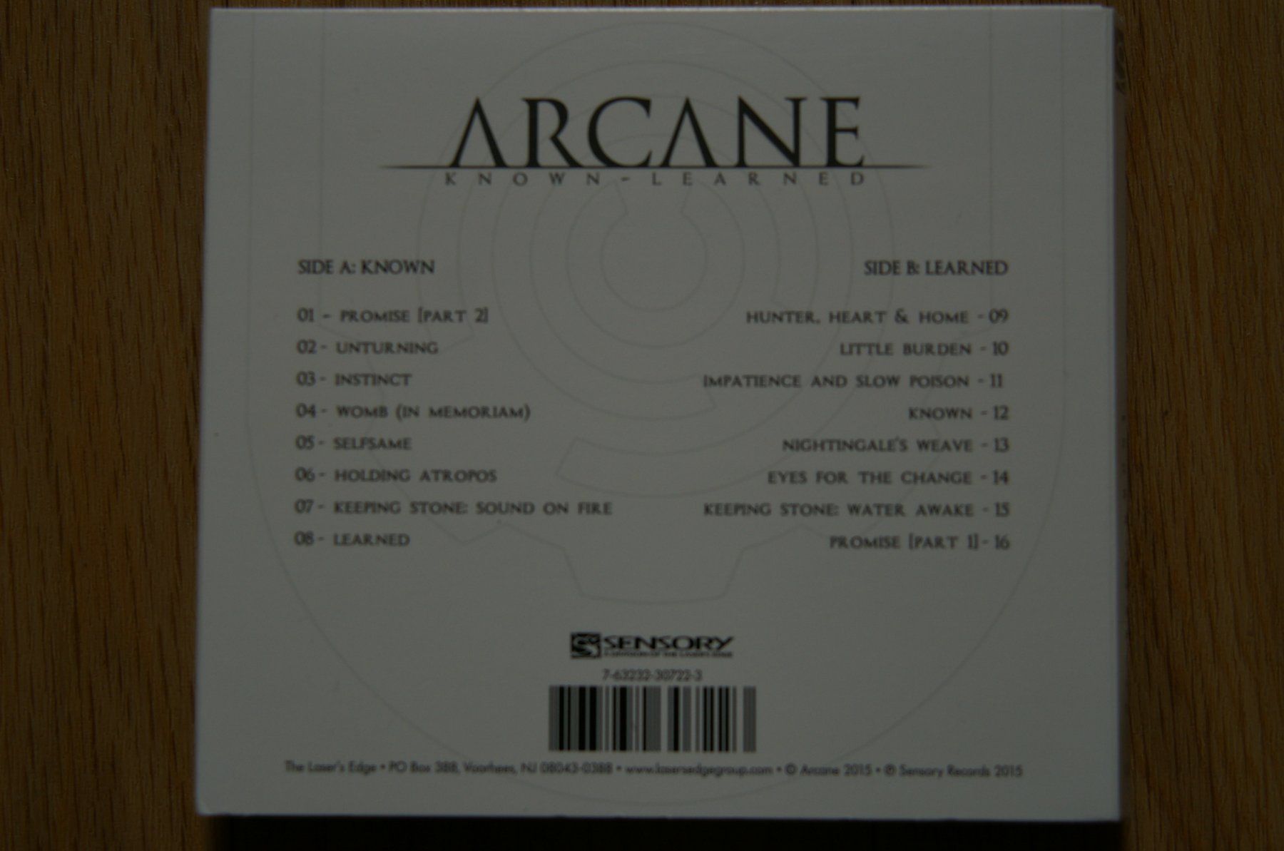 CD: Arcane - Known / Learned – Usato da Flamatt venduto da Herzkarst 2