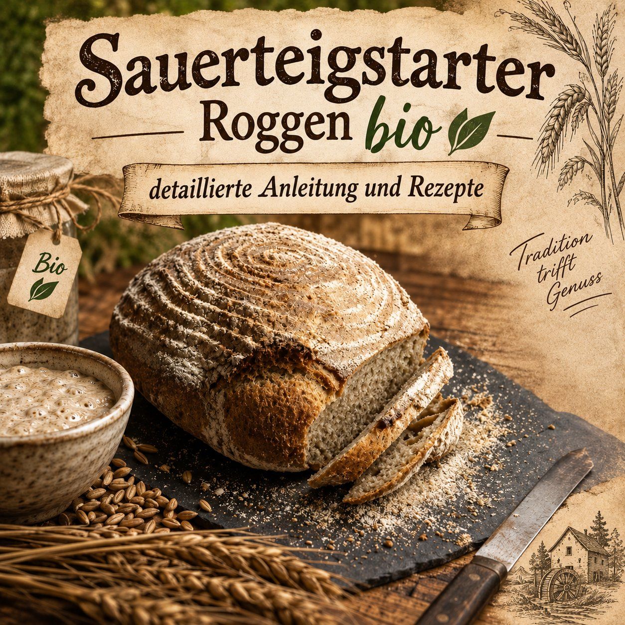 Aliments & Spécialités: Sauerteig Starterkultur Roggenbasis Bio – Neuf (Voir description) à Lamboing par Oakhurst