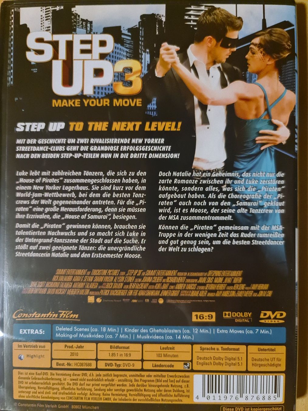 Tutti i DVDs: DVD Step up 3 – Usato da Dintikon venduto da Vexi 1