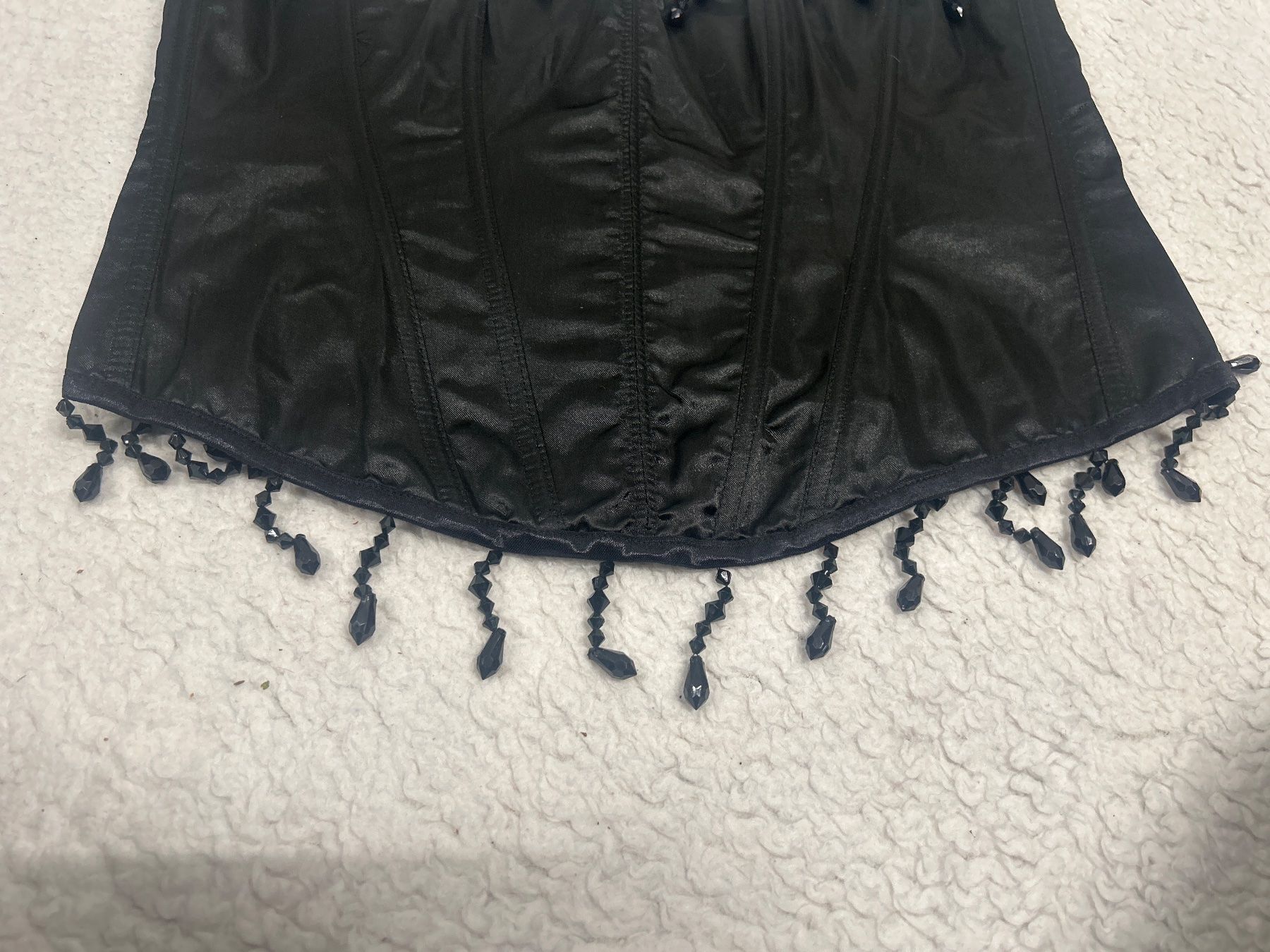 Altra biancheria intima: Korsett schwarz mit Perlen Gr M/L Neu – Nuovo e nell'imballaggio originale da Regensdorf venduto da Spyke55 2