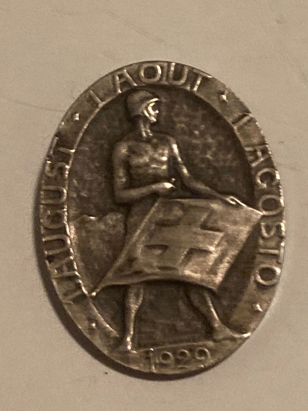 Spille & Fermagli: 1. August - Abzeichen  1929 – Usato da Zürich venduto da Chaeffeler