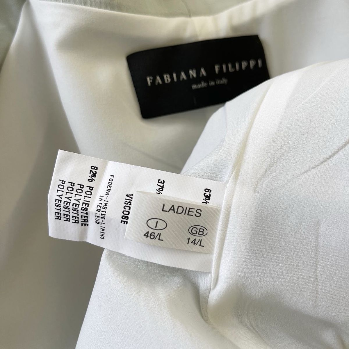 Fabiana Filippi Giacche: FABIANA FILIPPI Blazer – Nuovo (secondo la descrizione) da Emmen venduto da Avviivva_Com2023 6